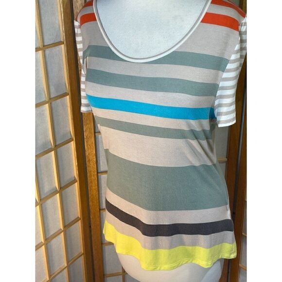 Lapis XL Lightweight Striped Top - Picture 13 of 13